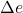 \Delta e
