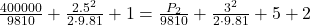 \frac{400000}{9810}+\frac{2.5^2}{2 \cdot 9.81}+1=\frac{P_2}{9810}+\frac{3^2}{2 \cdot 9.81} +5 +2