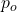 p_o