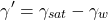 \[\gamma ' = \gamma_{sat}-\gamma_w\]