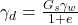 \gamma_d= \frac{G_s \gamma_w}{1+e}