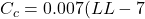C_c=0.007 (LL-7%)