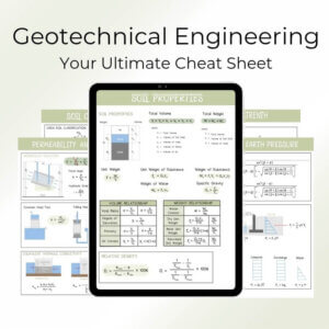 Geotechnical Engineering Cheat Sheet
