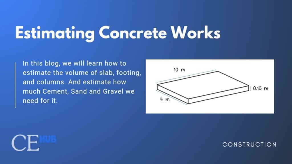 Estimating Concrete Works