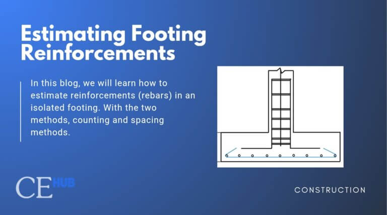 Estimating Footing Reinforcements