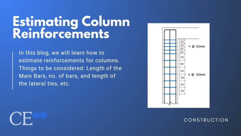 How to Estimate Column Reinforcements