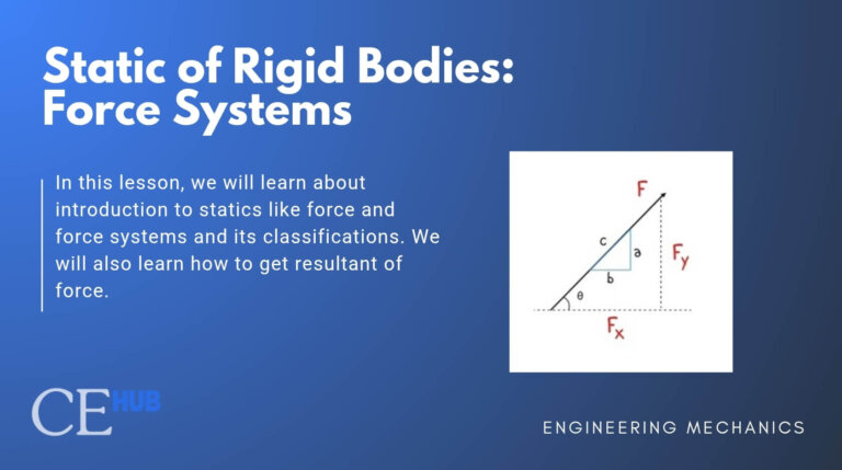 Statics of Rigid Bodies Force Systems