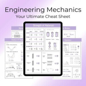 Engineering Mechanics Cheat Sheet